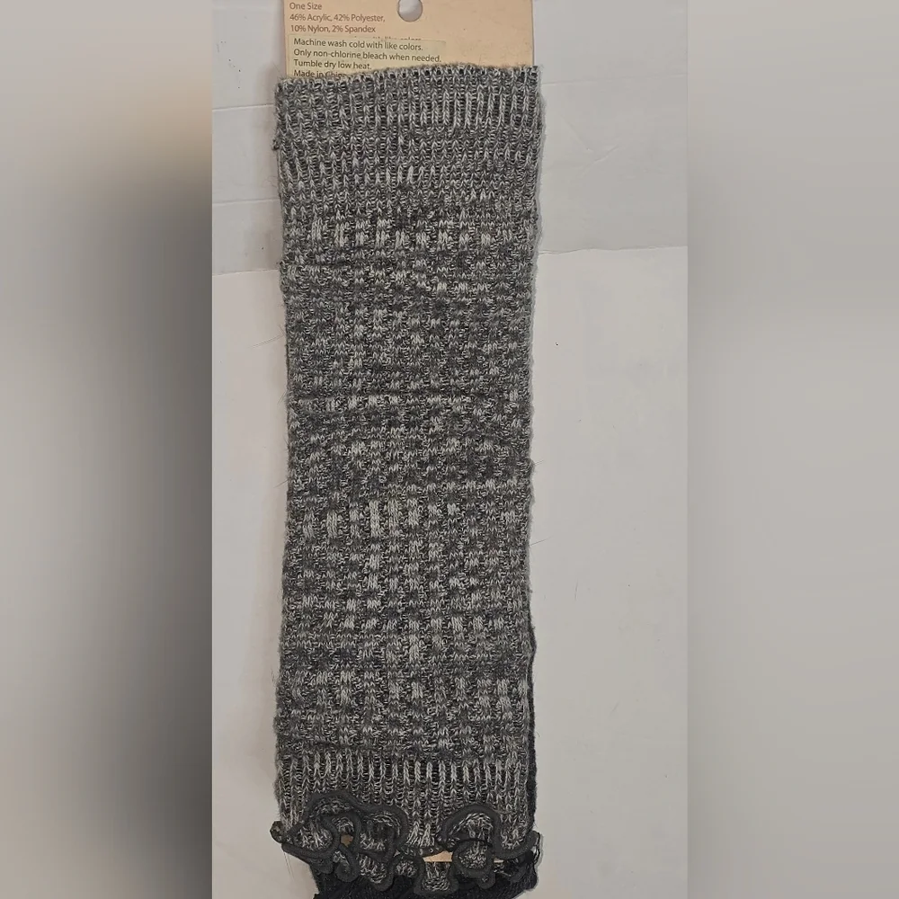 2 Pair of Egale Rugged Wear Leg Warmers Gray One Size